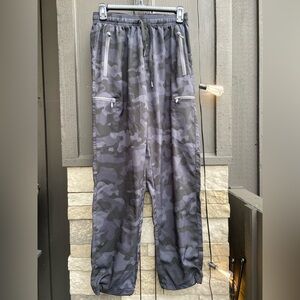Libian Women's Camouflage Joggers - Black and Gray